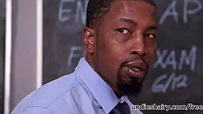 Naughty student fucks bbc for higher grades