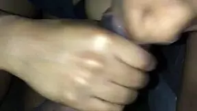 teen sucking cock in casual blowjob