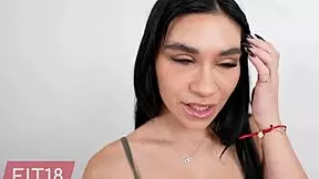 Fit18 - Delilah Dagger - Casting and Creampie Tiny 18+ 5 Feet Tall Former Gymnast