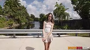 Cute girl picked up from miami street for sex