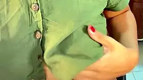 Wife cums on big black cock in motel