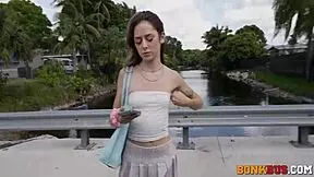 Cute girl picked up from miami street for sex