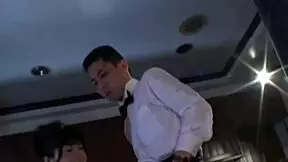 I creampied that milf's pussy while fucking her across the bar