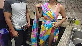 Indian Desi Bhabhi Fucked Hard By Devar First Time In Kitchen!