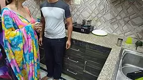 Indian Desi Bhabhi Fucked Hard By Devar First Time In Kitchen!