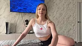 playing cards with friend leads to hard sex and cum in mouth 😏