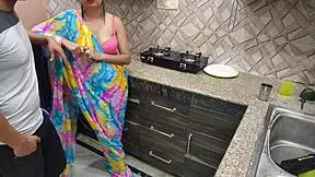 Indian Desi Bhabhi Fucked Hard By Devar First Time In Kitchen!