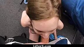 cute thief claire roos caught stealing from sales floor