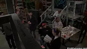 Preacher's Teen Is Group Fucked In Public?