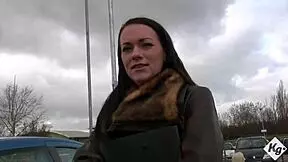 Naughty student bends over as her tight pussy gets stretched by a huge cock in doggystyle.