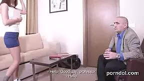 Elegant College Girl Seduced And Drilled By Older Mentor