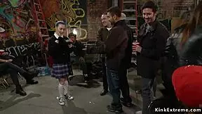 Preacher's Teen Is Group Fucked In Public?