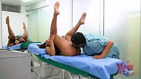 The venezuelan patient fucks her doctor in the hospital and cums inside