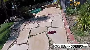 wild teen sluts get picked up and fuck their step-brothers hard