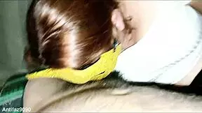 oral amateur taken home to suck hard and deep