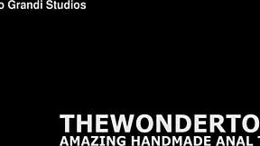 qween goddess tests big handmade dildo with anal play