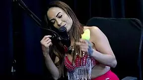 Teen brunette in lingerie explores group fetishes with milf and black couple in outdoor public setting