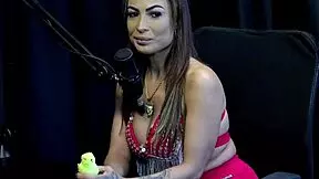 Teen brunette in lingerie explores group fetishes with milf and black couple in outdoor public setting