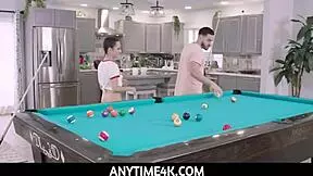 teen freya von doom gets used on the pool table in pov