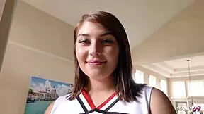 Blue eyes beauty face pawg teen 18+ vivian taylor with big ass talk to fuck by older guy and lick his asshole