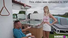 Is skyler storm skipping college for family hot tub fun?