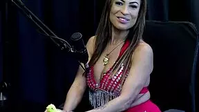 Teen brunette in lingerie explores group fetishes with milf and black couple in outdoor public setting