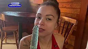 Polly Petrova Toys Her Asshole On The Table