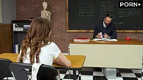Is the Teacher Grooming His Study Hall Slut to Become His Willing Pet?