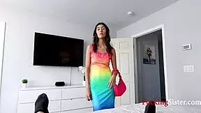 My step sis is a slut only for me passionately