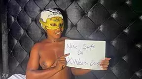 A teen pornstar records a simple verification video to confirm her identity.