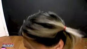 inked brunette sabrina finger fucks her wet pussy and sucks a juicy cock