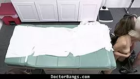 Nurse Takes Care Of Stepdad's Needs While Doctor Examines Patient - Doctorbangs