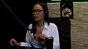 brunette stripper alice vasconcelos reveals perky breasts and tight pussy after club talk