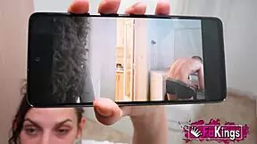 Look At This Young Petite Babe Trapping Her Dirty Roommate For Sniffing Her Panties!