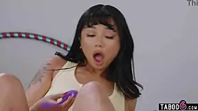 Toy Stuck In Asian Teen Stepdaughter Her Pussy Needs Doctor Visit