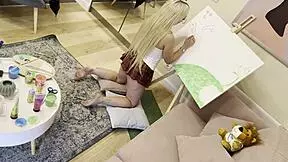 Petite Amateur College Student Teases Big Dick With Handjob