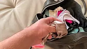 russian amateur stepsister jerks with panties