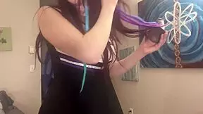 Wow, Sucking That Big Black Cock And Flexing My Tight Body!