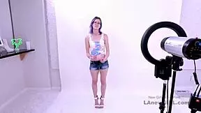 Purple-Hair Model Gets Fucked In A Modeling Audition