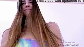 Chic natural brunette gets fucked at modeling audition