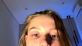 fingering tight pink pussy so hot and wet!