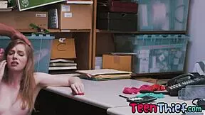 Small Tit Teen Thief Sucks Dick And Gets Pussy Banged Hardcore