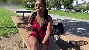 Does young black babe paris crave the ultimate deep pussy experience with that huge cock?