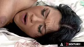 Hot lesbians adelle and angie pleasure each other with tongues, fingers, and toys