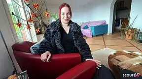 German Curvy Redhead Emma Fox Picked Up For POV Cheating Fuck By Old Guy