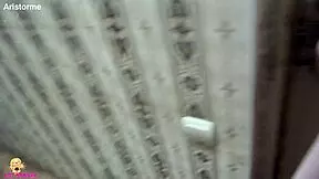 The student cheated and got punished with piss in her mouth! 😈