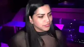 I saw this short skinny young girl sitting and twerking on the dick in the swing club booth.