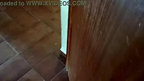 Horny Stepson Takes Out His Big Cock When He Sees His French Stepmother Naked In The Kitchen!