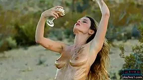 Big natural tits milf blonde ora young 18+ strips in the desert