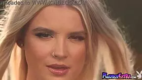 Sky wonderland enjoys a relaxing sunbath after stripping